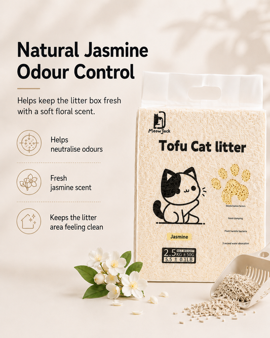 Meow Jack Tofu Cat Litter - Jasmine Flavor