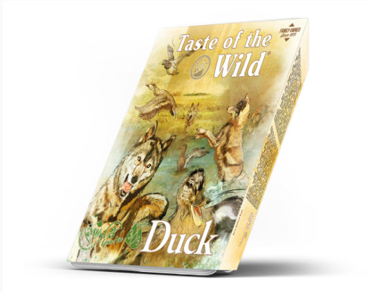 Taste of the Wild DUCK and Chicken with Fruit and Vegetable Tray 390g x 7