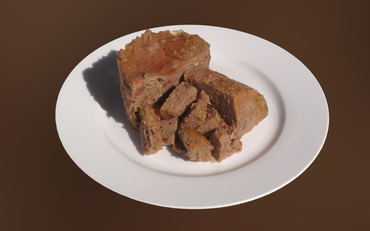 Zealandia Chicken Pate wet cat food texture served on a white plate