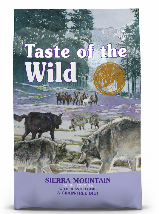 Taste of the Wild Sierra Mountain Canine Formula grain free dog food