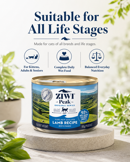 Ziwi Peak Lamb Recipe wet cat food for all life stages