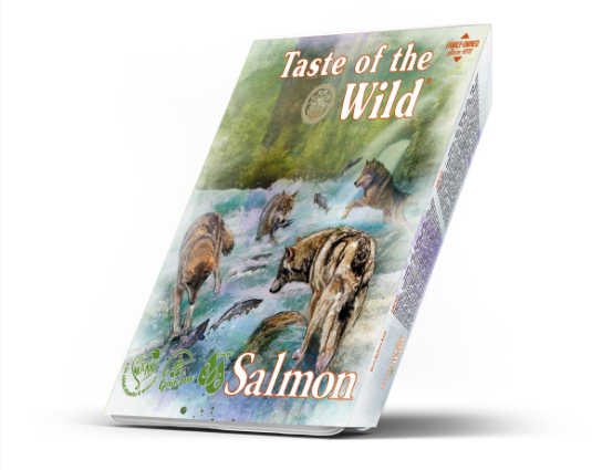 Taste of the Wild SALMON and Herring with Fruit and Vegetables Tray 390g x 7
