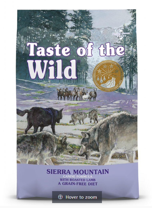 Taste of the Wild TOW Sierra Mountain Canine Dry Food